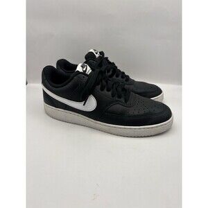 Nike Court Vision Low Black Sneakers Women Size 9